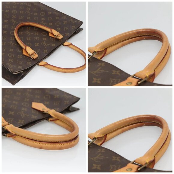 LOUIS VUITTON Monogram Sac Plat Hand Bag M51140 LV Auth BD2205 - Picture 16 of 16